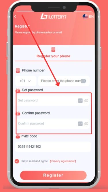 Create a password